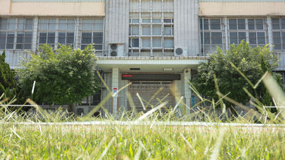 僑文國小-校園-草地-教室-教學大樓