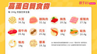 常見高蛋白質食物