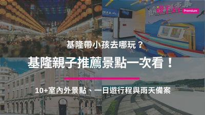 基隆帶小孩去哪玩?基隆親子推薦景點一次看