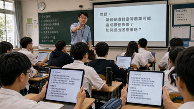 學生-課堂-AI-平板電腦
