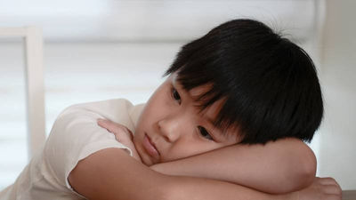 小孩擔心