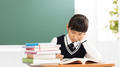 讀書-學生-緊張